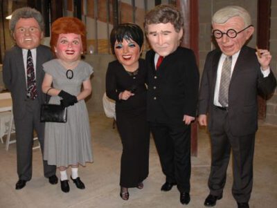 Bill-clinton-lucille-ball-liza-minnelli-george-w-bush-george-burns-celebrity-head-look-alike-lookalike-impersonator-ross → Besser Entertainment celebrity look alike impersonator celebrity big head