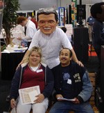 arnold schwarzenegger celebrity look alike impersonator celebrity big heads