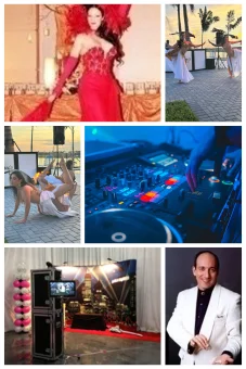 magicians, DJ's, dancers, live animals, photo booth